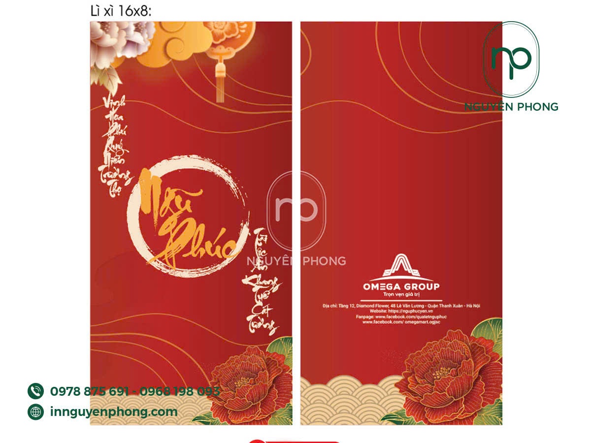 Dịch vụ in bao lì xì theo yêu cầu